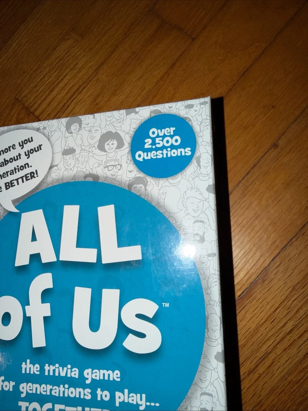 ALL of Us Trivia Game - Blue - Family Trivia for All Ages